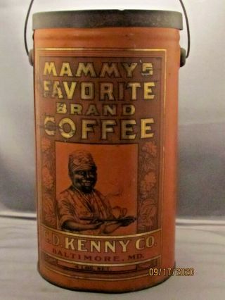 Mammy ' s Favorite Brand Coffee Tin,  Baltimore MD 3