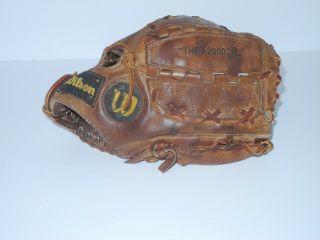 Vintage Wilson A2000 L Glove for Right Hand Thrower 3