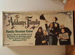 Rare Vintage 90s The Addams Family Reunion Board Game Complete 1991 Horror