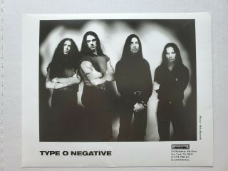 Type O Negative 8x10 Black & White Press Photo 90 
