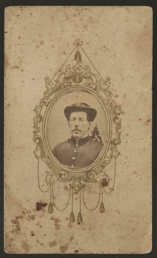 Civil War Cdv Union Private Samuel Turner