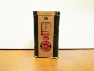 Vintage Sinclair Gasoline Coin Bank Tin Advertising Rd 119 H C Gas Green Color