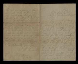Civil War Letter - 155th York Infantry - Fight With Lee 