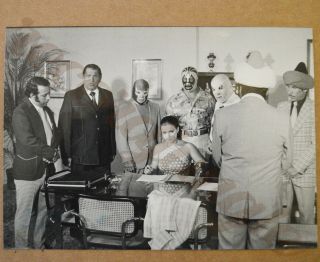 Vintage Photo - Mil Mascaras El Santo Blue Demon Lucha Libre Bermudas