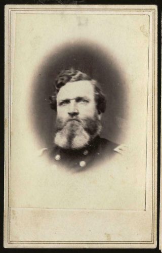 Civil War Cdv Union General George Thomas " The Rock Of Chickamauga " 2