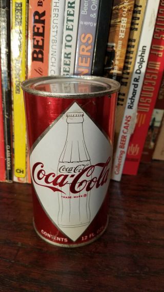 Coca Cola 12oz Flat Top Soda Can Pre Zip Code Hayward Ca Single Dmd