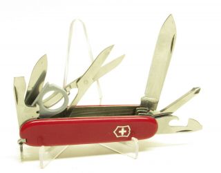 Victorinox Explorer,  Classic Red Swiss Army Knife,  16 Functions,  Magnifying Glass
