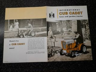 Ih Cub Cadet 61 - 63 The Thick Brochure