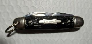 Vintage Imperial Prov.  Ri Usa Kamp - King Pocket Knife 4 Blade Scout Type