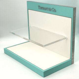 Tiffany Co Store Display Luxottica Blue Silver Prop Table 15 X 12 X 8 " 7.  13 Lbs