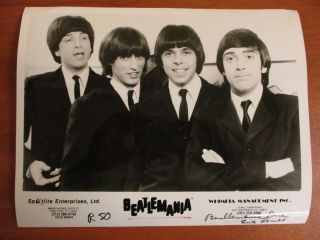 Vintage Glossy Press Photo The Cast Of " Beatlemania " The Beatles