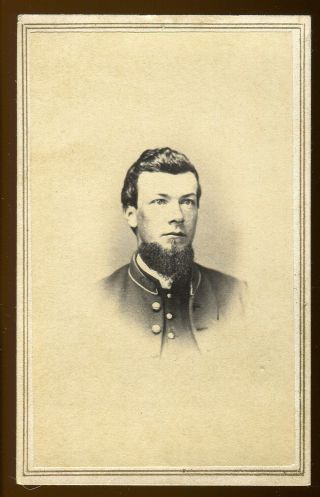 Cdv Photograph Civil War Soldier Pennsylvania 36th Vol 7th Reserve Reg 23