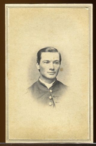 Cdv Photograph Civil War Id Soldier Pennsylvania 36th Vol 7th Reserve Reg 22