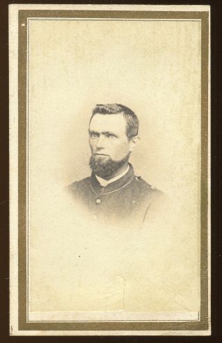 Cdv Photograph Civil War Id Soldier Pennsylvania 36th Vol 7th Reserve Reg 21