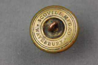 Civil War Marine Corps Coat Button Scovill Mfg Co Waterbury 2