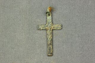 Small Brass Religious Cross Dug Civil War Union Campsite Stafford Co.  Va