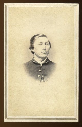 Cdv Photograph Civil War Id Soldier Pennsylvania 36th Vol 7th Reserve Reg 19