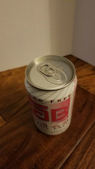EXTREMELY RARE Half Empty - Factory Error 1992 Tab Clear can - Coca - Cola 3