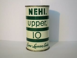 Nehi Upper 10 Lime - Lemon Flat Top Soda Can