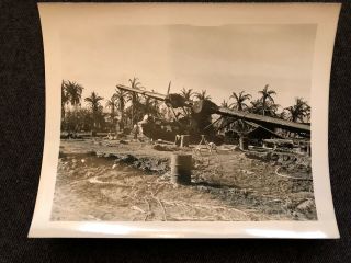26 Photo Marine Soldiers Usmc Uniforms Palm Trees Airplane Wrecked Movie Set