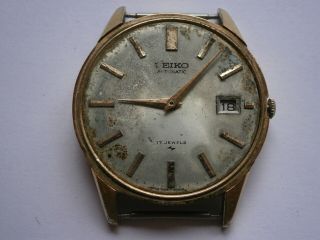Vintage gents wristwatch SEIKO automatic watch spares 7005 A 3