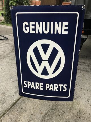 Large VW Dealer Porcelain Sign 3