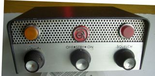 Vintage Aerotron Radio Control Head.  Company Tried To Compete With Motorola.