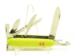 Victorinox Climber,  Swiss Army Knife,  Stay Glow Yellow,  Stainless,  13 Functions