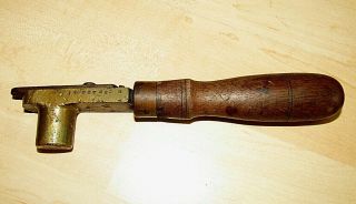 Marked 45 Gov 420 G Civil War Era Or Earlier Brass Wood Wood Handle Bullet Mold