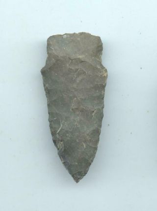 Indian Artifacts - Fine Point - Glovers Cave Site Arrowhead