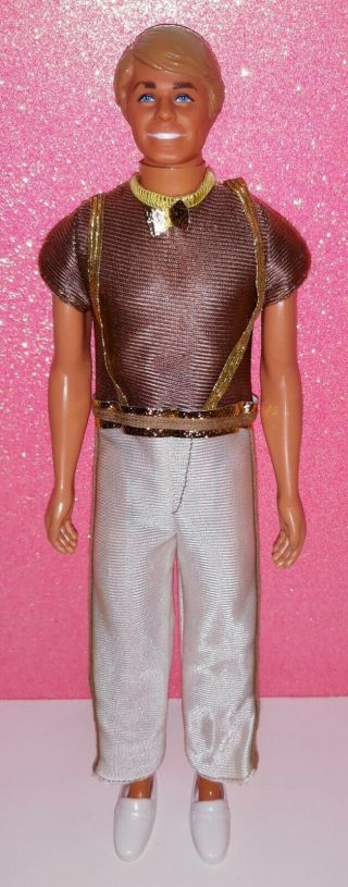 Barbie Doll Ken Golden Nights Disco Superstar N° 3208 Mattel 1980 Vintage