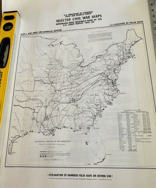 19 Civil War Maps Reproduced From Us Commerce,  Us Coast Survey 1861 - 65