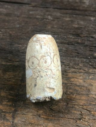 Fantastic Civil War Dug Carved Bullet Recovered At Kennesaw Mountain Ga