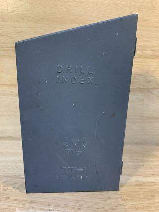 Vintage Allied Drill Bit 23 Piece Set in Metal Box 2
