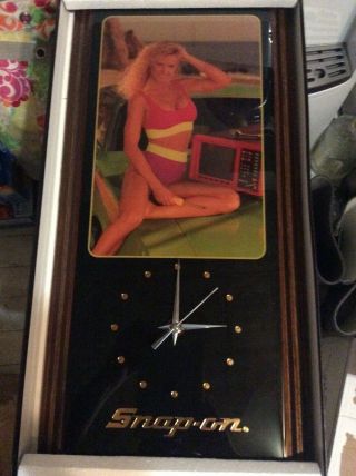 Snap On Tools Girl Clock Counsler Ii Scope Box Vintage Jebco