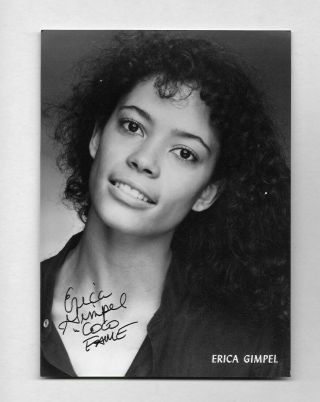 Erica Gimpel - Signed Black & White 5 X 7 Photo - " Coco " From Tv Show Fame