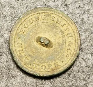 Civil War Confederate Virginia 1 Piece Button (VA 2) Fredericksburg,  Va 2