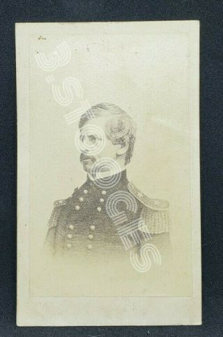 Civil War Cdv General Nathaniel P.  Banks