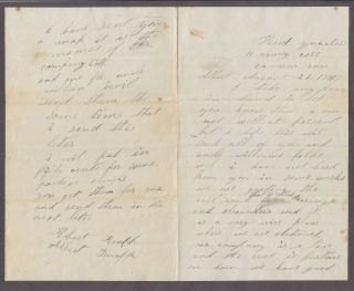 Civil War Soldier Letter Robert Knapp 168th Ny Hq 11th Ac Cannon Run 8 21 1863