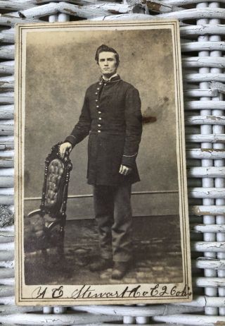 Cvd Civil War Union Soldier A.  E.  Stewart Co.  E 26th Ohio