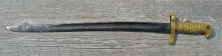 Civil War Confederate Unmarked Sword Rifle Bayonet Feather Eagle Pattern Cs Csa