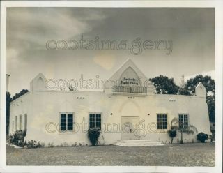 1943 Press Photo Southside Baptist Church Building Miami Florida