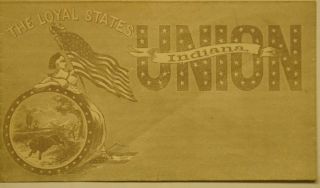 Civil War - Patriotic Envelope - Loyal States Series - Indiana