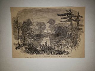 Cotton Bridge Battle Of Big Black River Bridge Mississippi Civil War 1863 Print