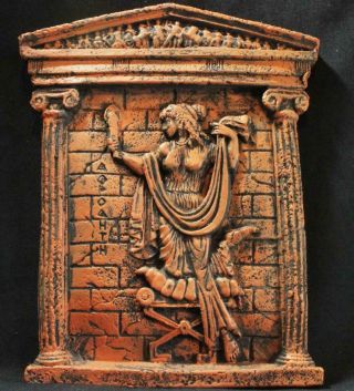 Aphrodite Greek Goddess Of Love & Beauty Stone Relief Panel