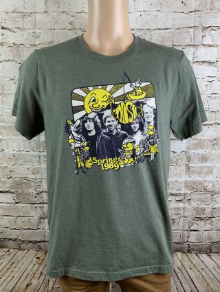 Phish T Shirt Men’s Spring 1989 Large On Timber Military Green Vintage Look