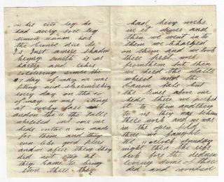 Hymn & Letter by 49th Ohio Infantry Soldier Killed in Action Days Later 3