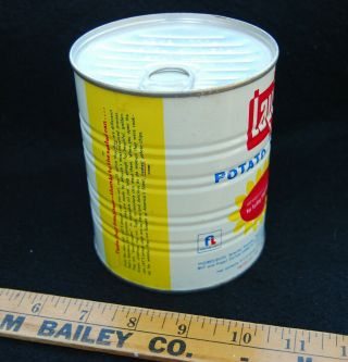 [ 1960s - 1970s LAY ' S POTATO CHIPS Can - Vintage Frito Lay - ] 2