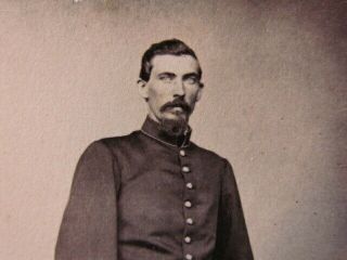 Massachusetts Civil War soldier cdv photograph from Peck family album 2