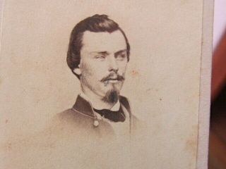 45th Illinois Infantry Soldier Cdv Photograph